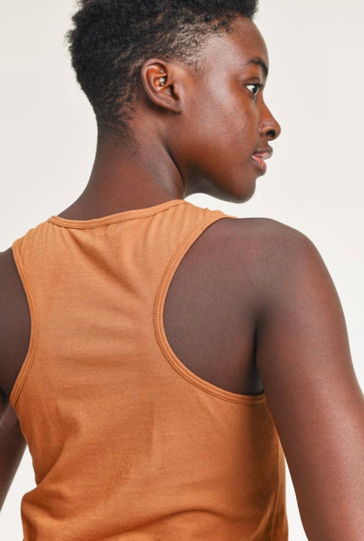 The Kendra Clay Racerback Sleeveless Top