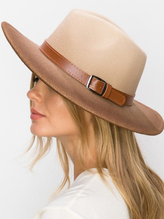 JESSIE WIDE BRIM DANDY FEDORA TIE DYE PANAMA HAT